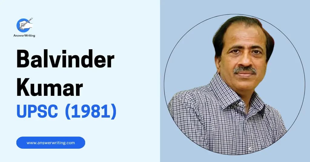 Balvinder Kumar: The 1981 Batch IAS Officer Who Mastered Mind and Governance